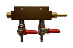 Made to Order CO2 Manifold - 2 Way (Choose from 6 configurations)