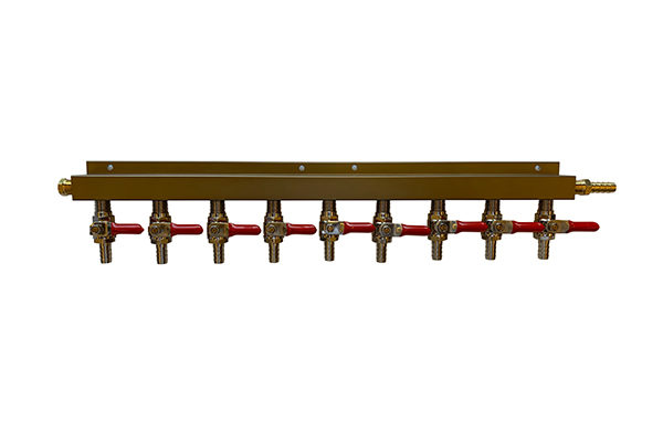 Made to Order CO2 Manifold - 9 Way (Choose from 6 configurations)